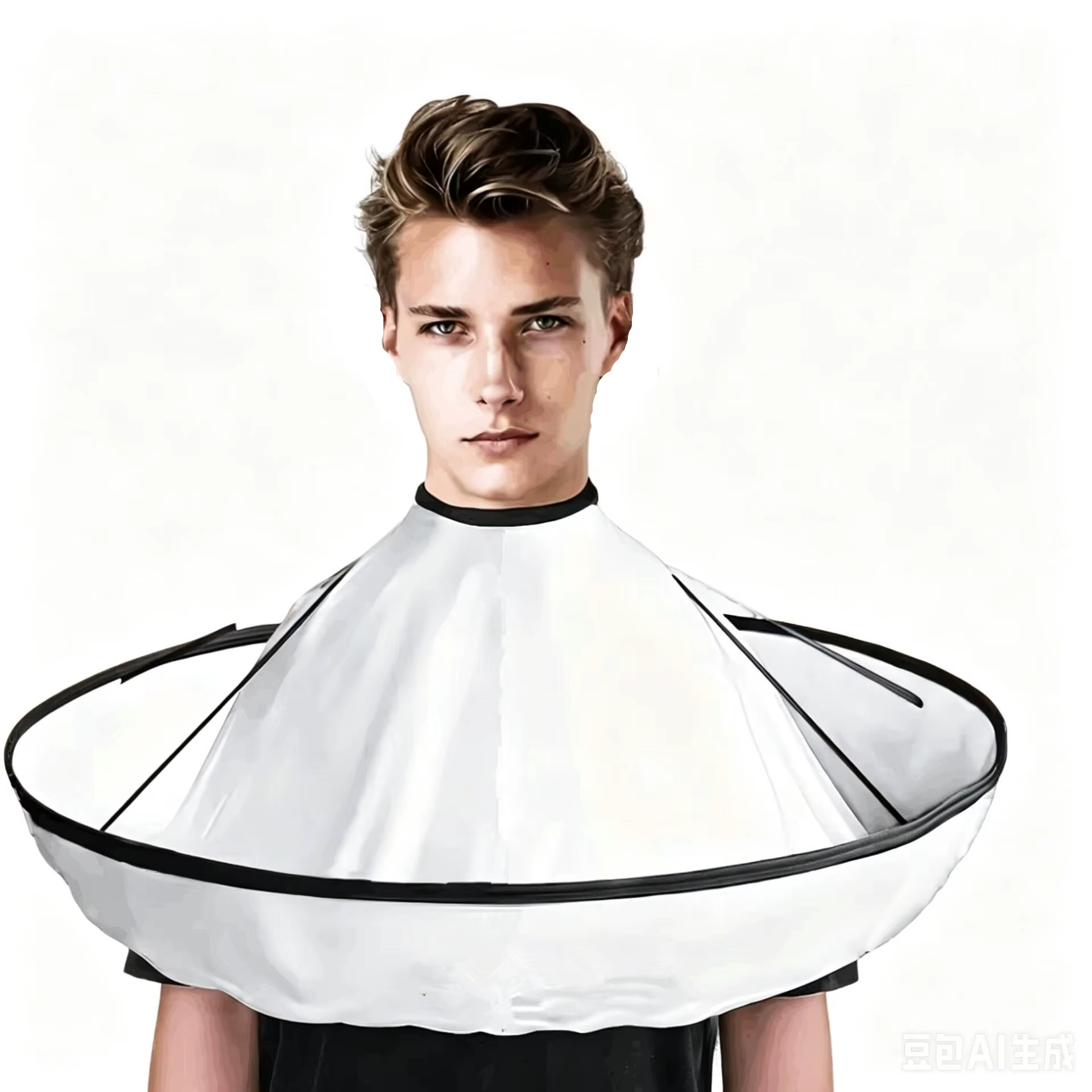 Cape de coiffure professionnelle de qualité salon - Anti-adhésive, avec tour de cou réglable, idéale pour les stylistes et les barbiers