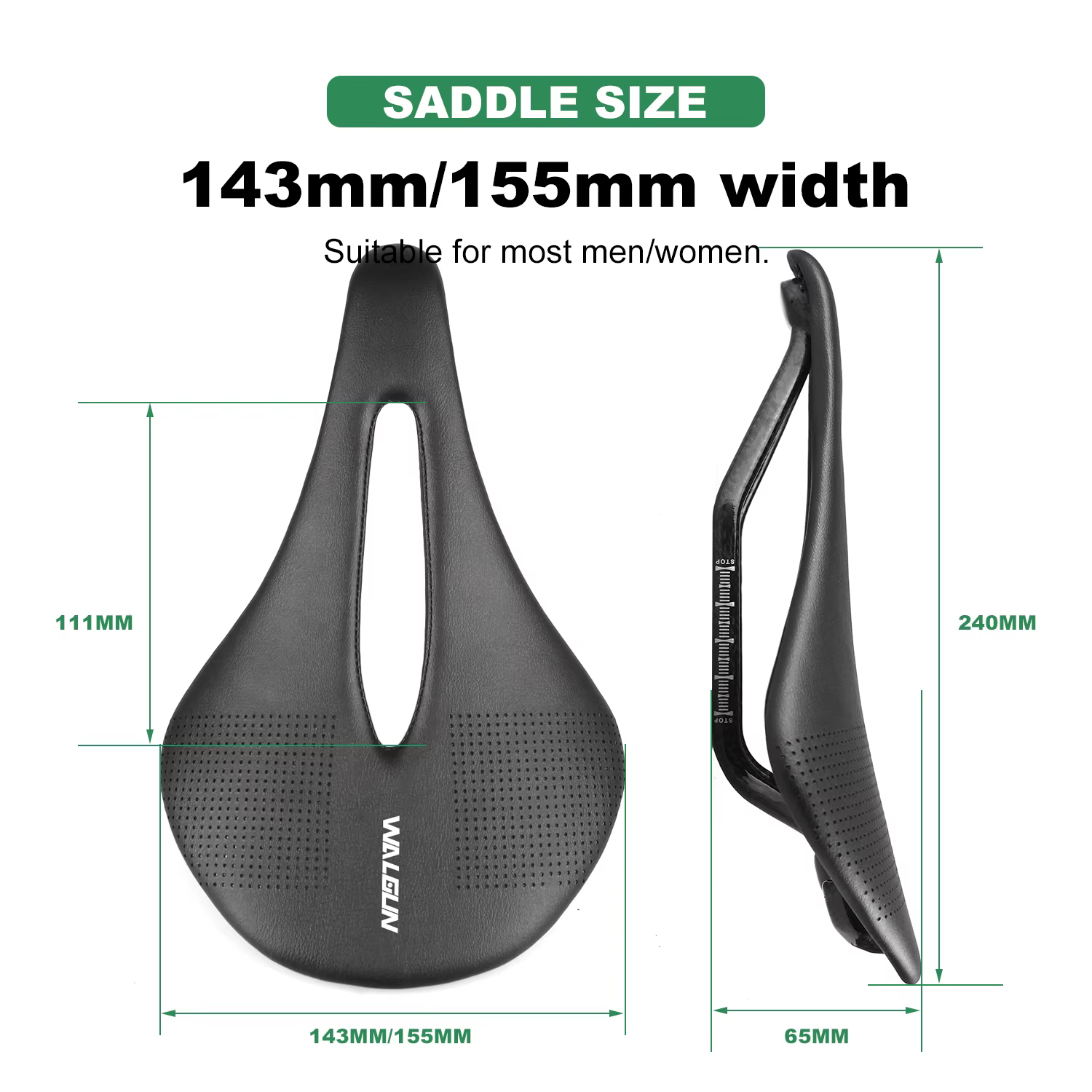 Selle de vélo en carbone pour vtt et route