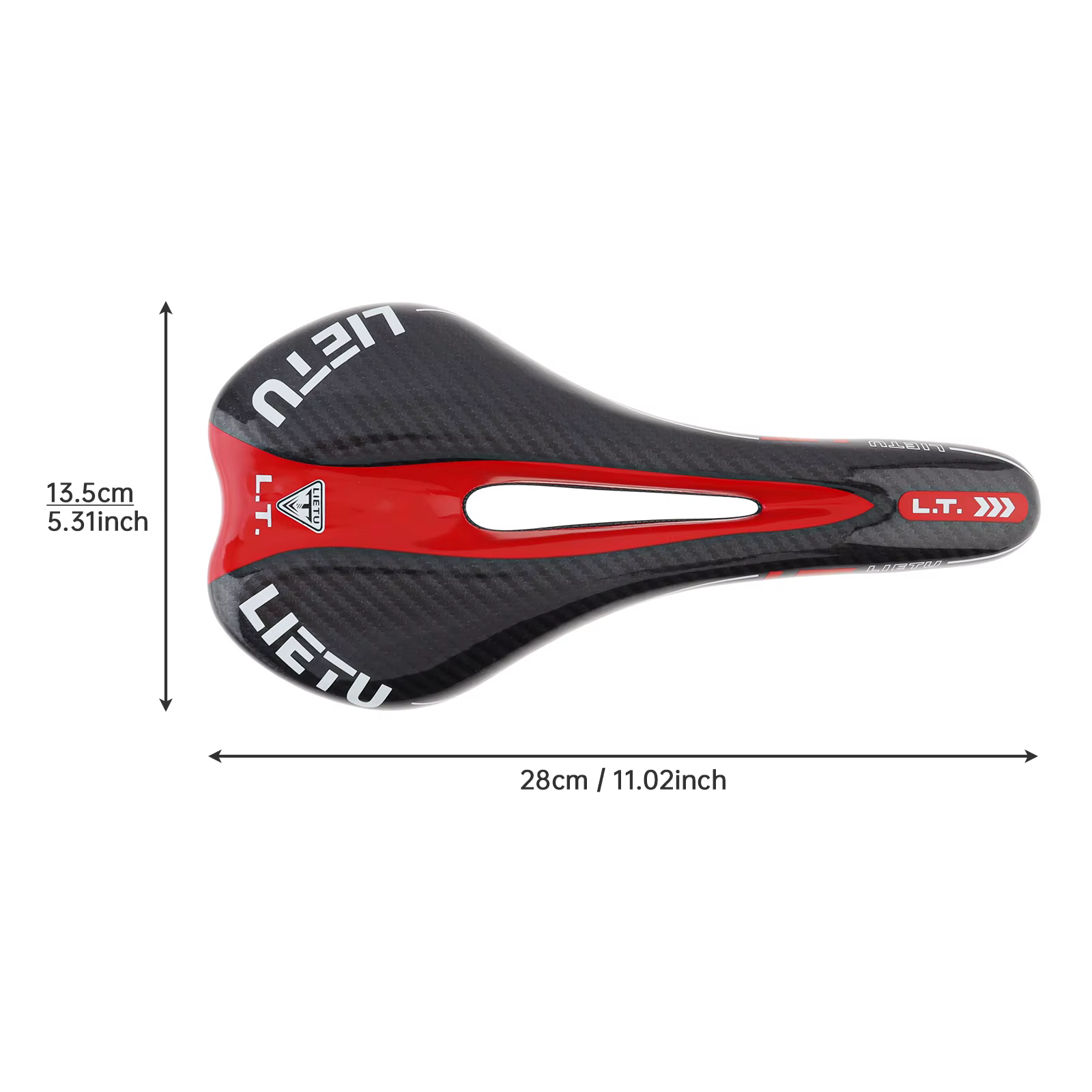 LIETU – selle de vélo souple à tissage 3K