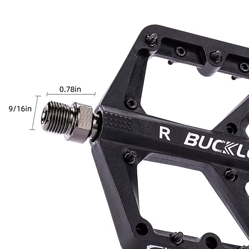 BUCKLOS pédales DU roulement vélo pédale plate-forme ultraléger en Nylon route VTT