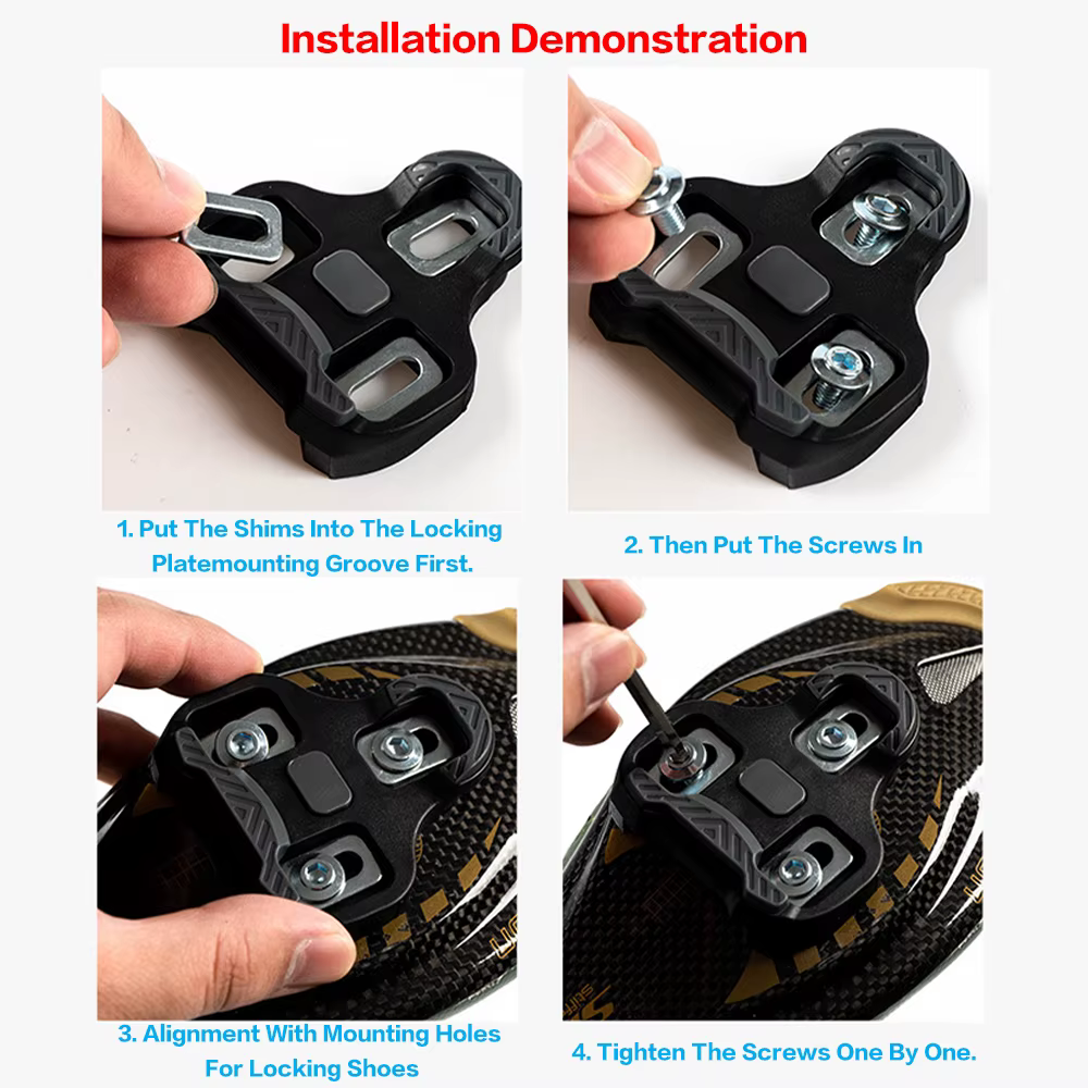 Crampons de vélo compatibles