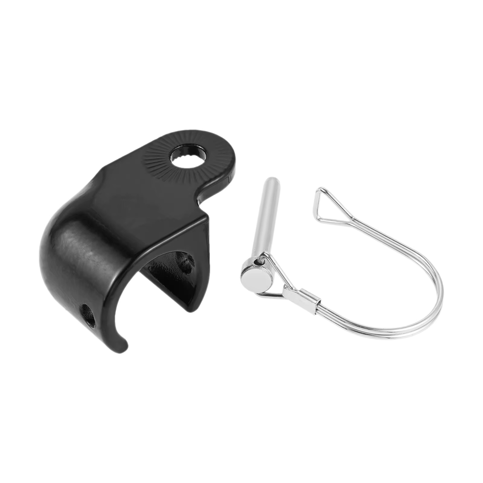 Attelage de remorque de vélo noir adapté au