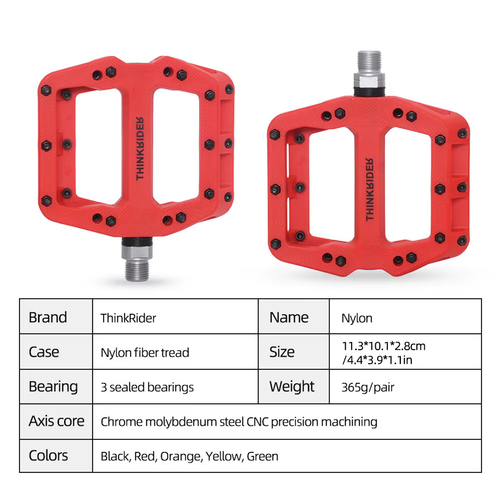 ThinkRider-Pédales de vélo plates VTT et route