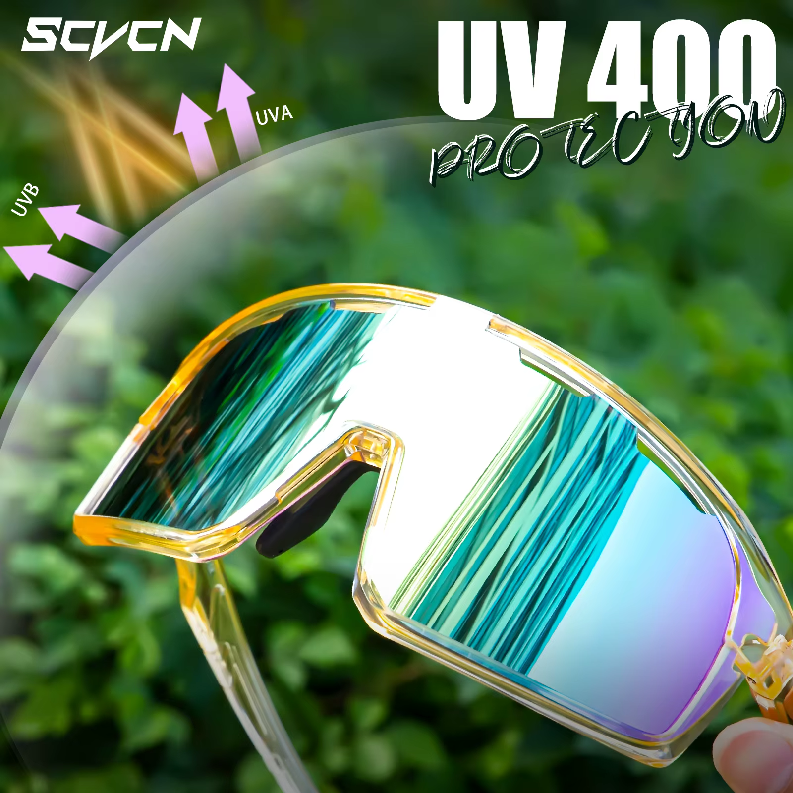 SCVCN lunettes de cyclisme vtt vélo de route