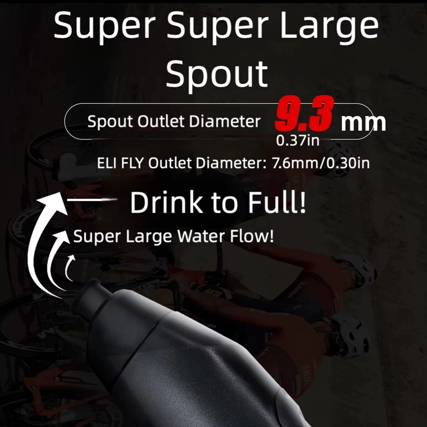 Support de bouteille d'eau aérodynamique AhyKa pour vélo