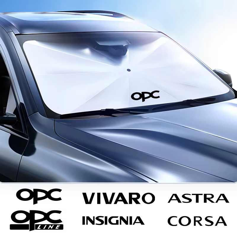 Parapluie de pare-brise avant de voiture, accessoires de pare-soleil adapté pour Opel ASTRA Combo CORSA OPC OPCline Crossland-X Tigra