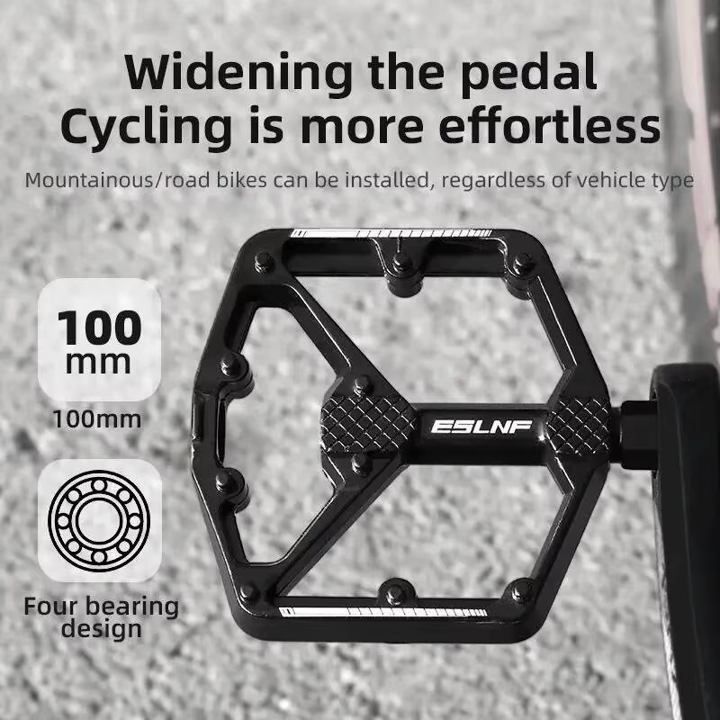 Pédales de vélo ESLNF en alliage d'aluminium