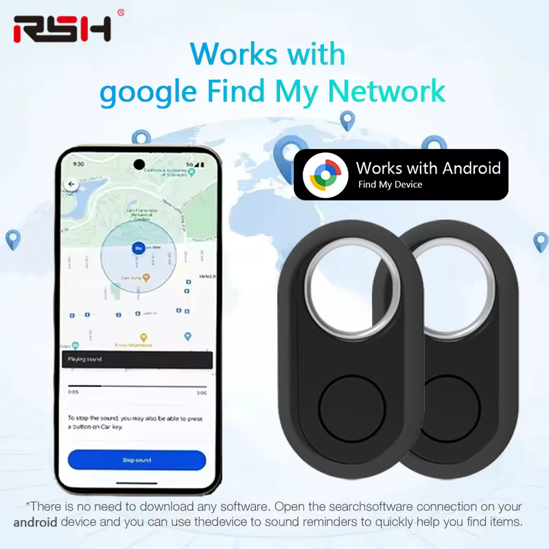 Traqueur GPS pour Samsung Android Tracker fonctionne avec Google trouver mon localisateur Bluetooth positionnement global étiquette intelligente Anti-perte