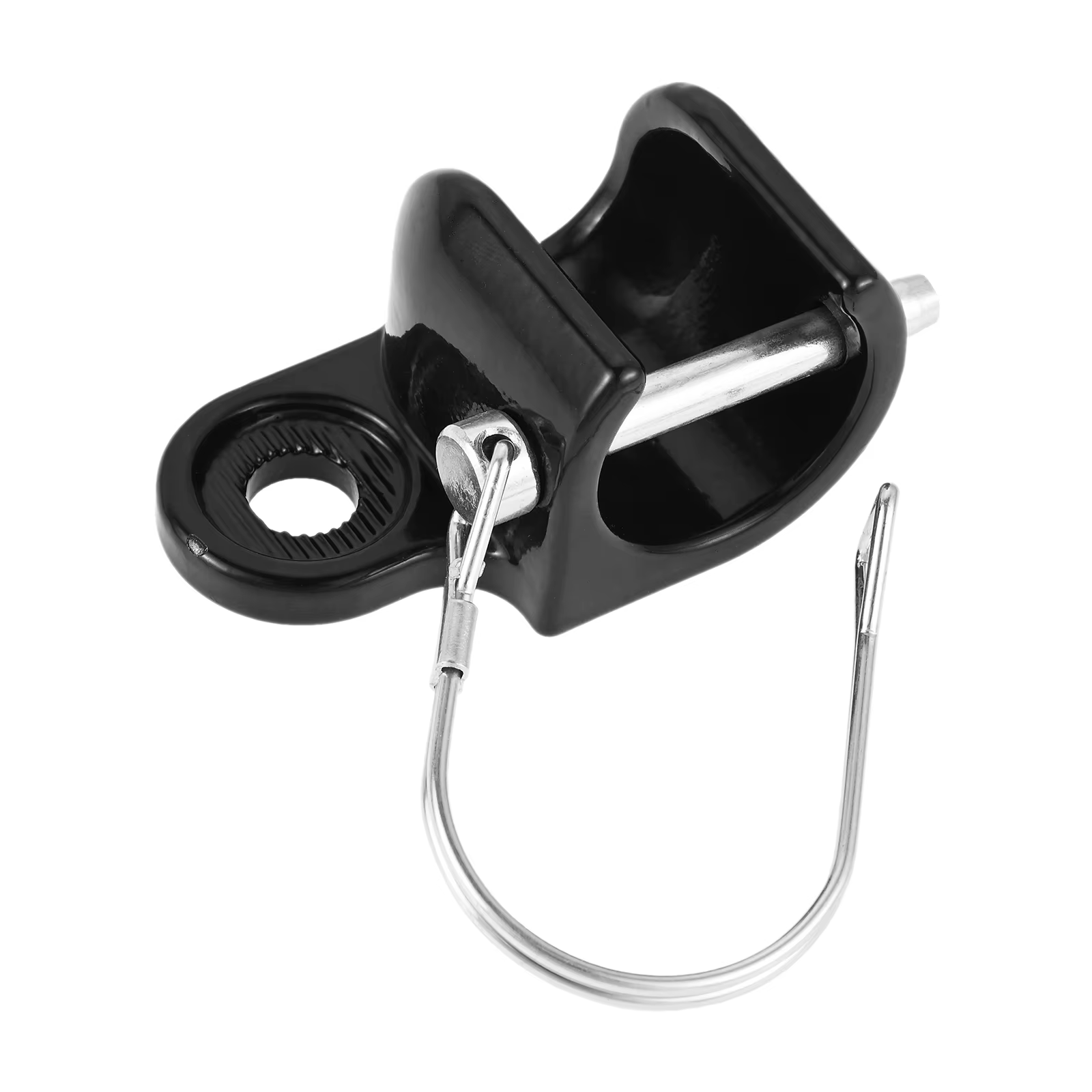 Attelage de remorque de vélo noir adapté au