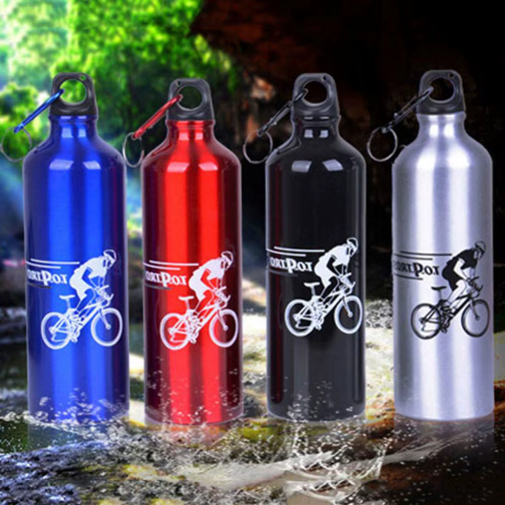 Bouteille d'eau thermique en alliage d'aluminium pour vélo