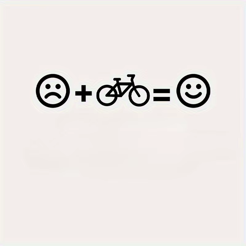 1 ensemble d'autocollants décoratifs pour vélo