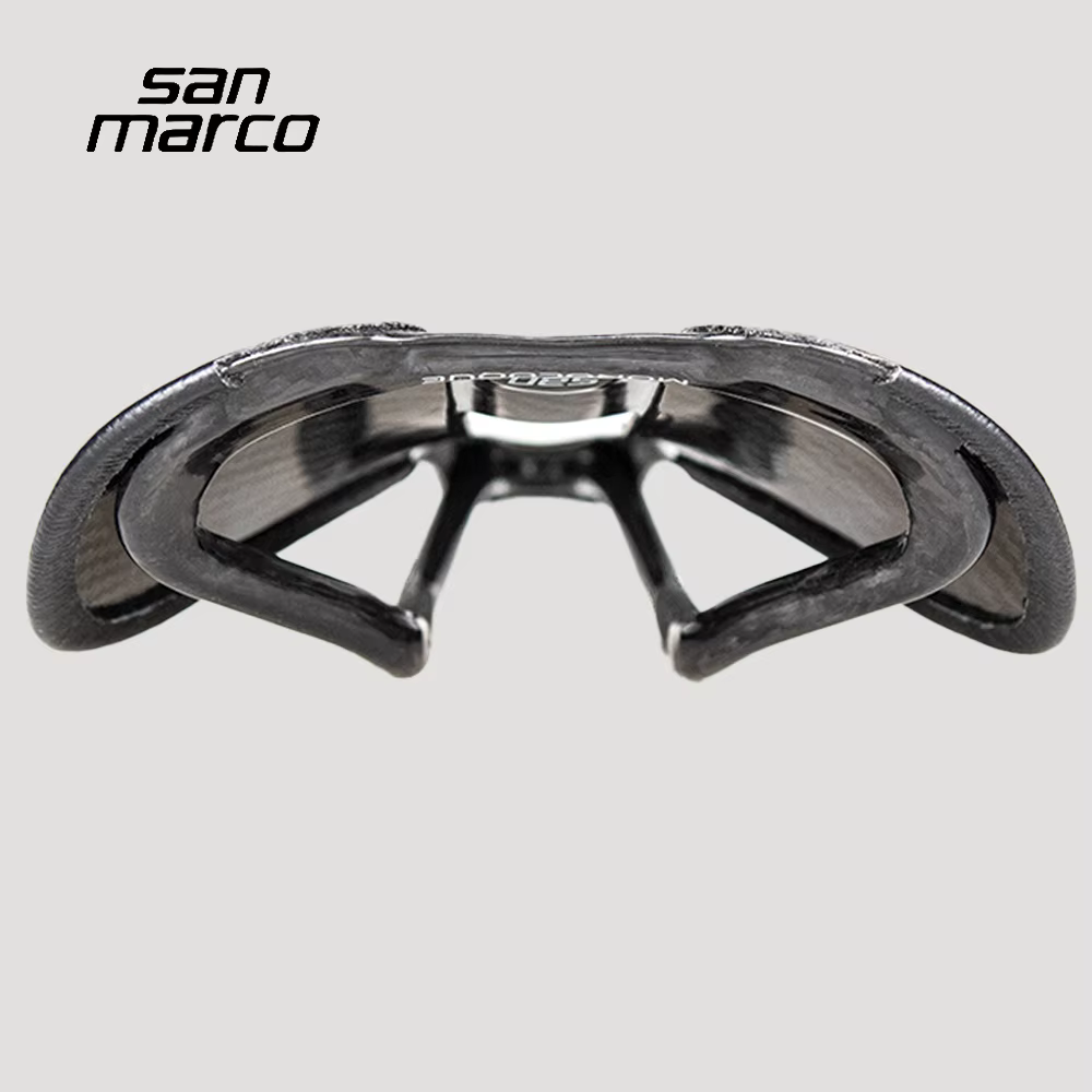 Selle de vélo de route en carbone intégral San Marco ultralégère