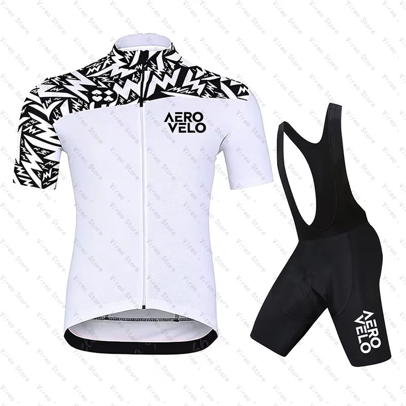 Vêtements de cyclisme d'entraînement pour équipe sportive AERO VELO
