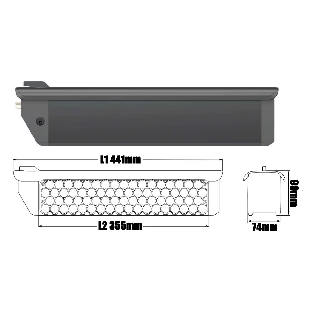 Batterie de vélo électrique KBO Ranger 48V 13Ah 15Ah 17.5Ah