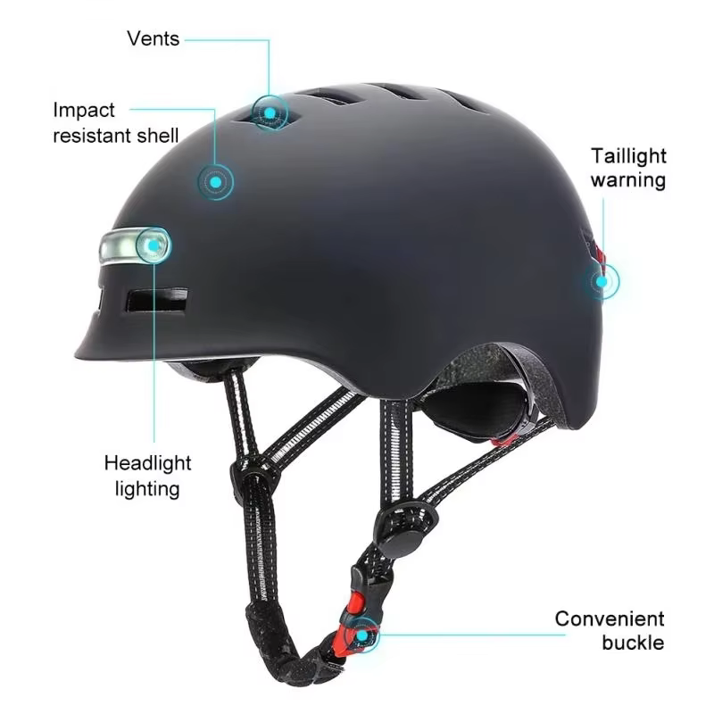 Lampe de casque de vélo ultralégère