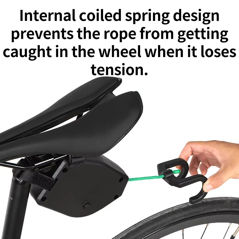 Corde de remorquage de vélo Flexible et rétractable