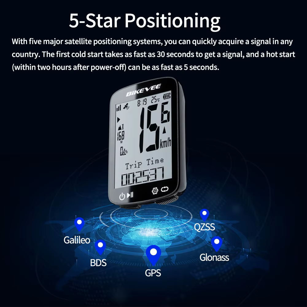 Accessoires de vélo GPS sans fil ordinateur