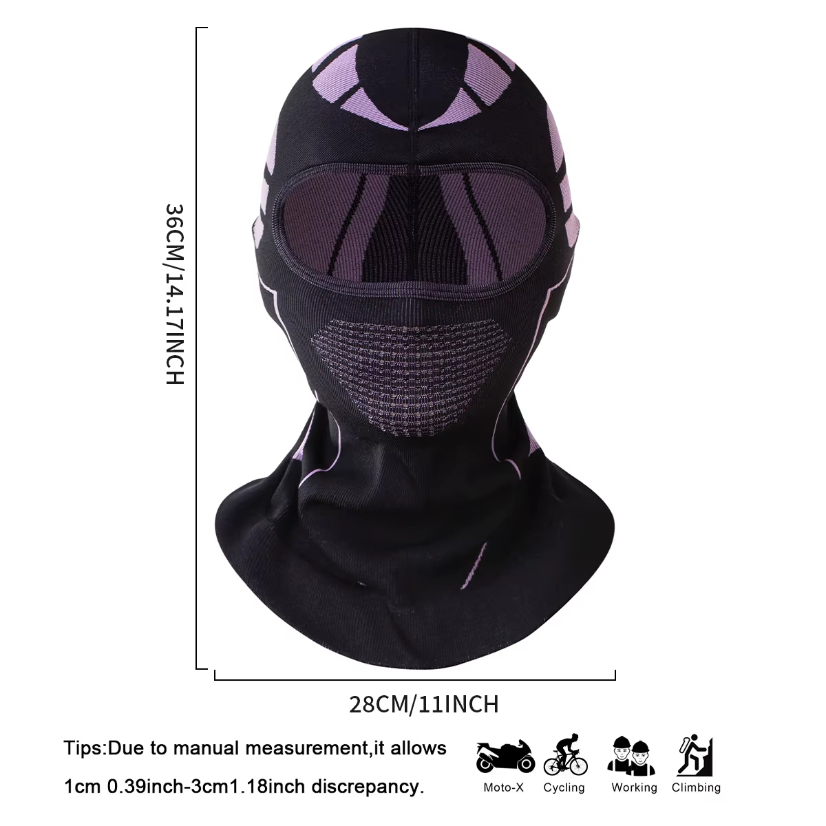 Cagoule pour moto, masque de ski d'hiver pour hommes et femmes