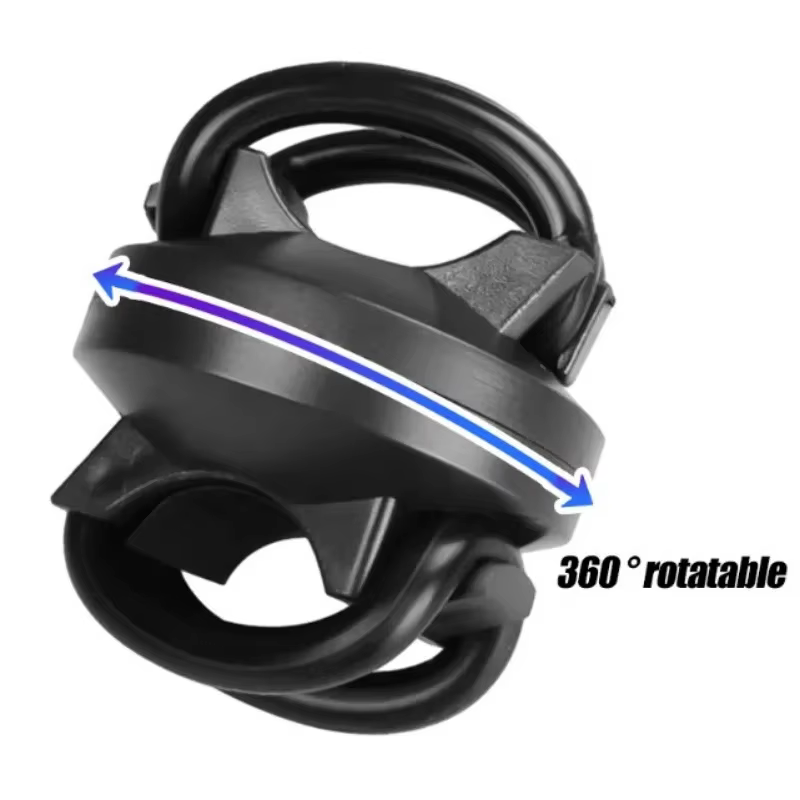 Clip de fixation pour éclairage de vélo 360 °
