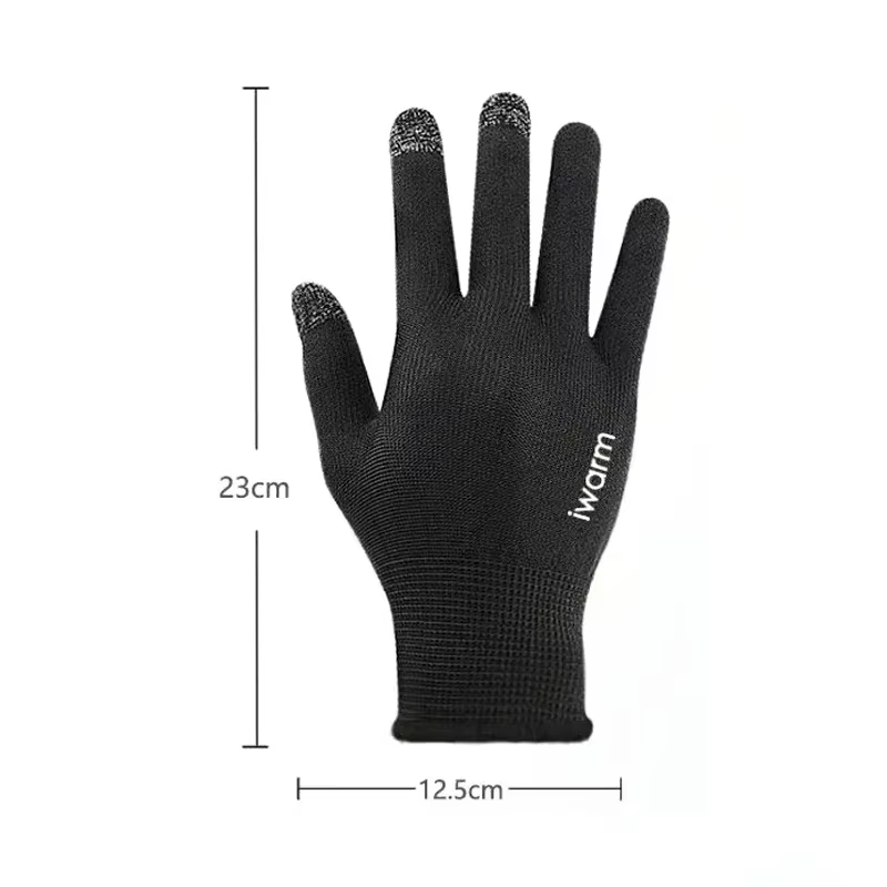 Gants chauds d'hiver coupe-vent
