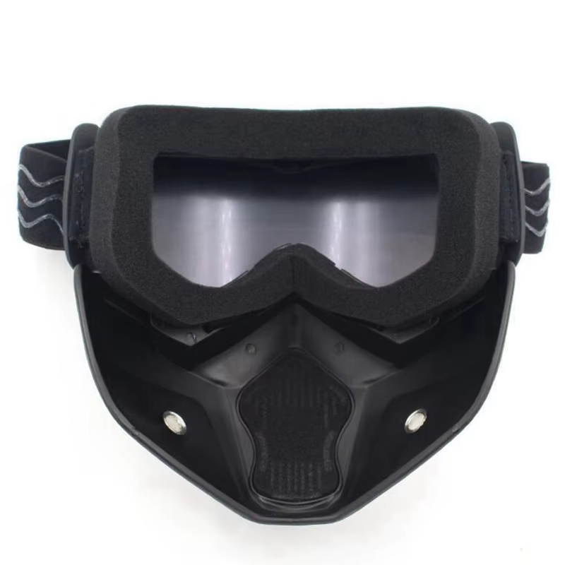 Casque de vélo intégral avec masque anti-buée