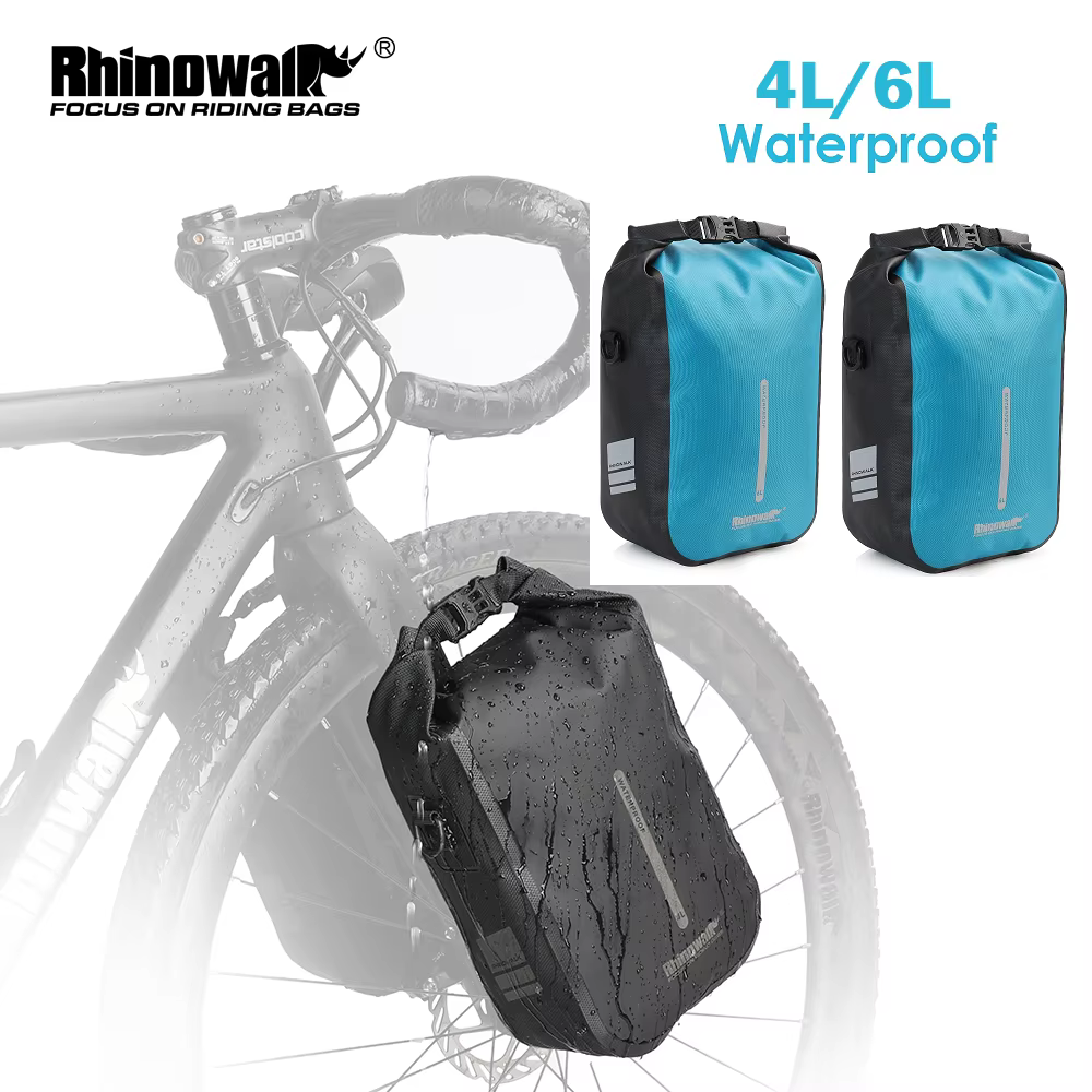 Bal inowalk-Sac de vélo étanche pour fourche à dégagement rapide, sacoche avant pour scooter électrique, accessoires de vélo, 4-6L
