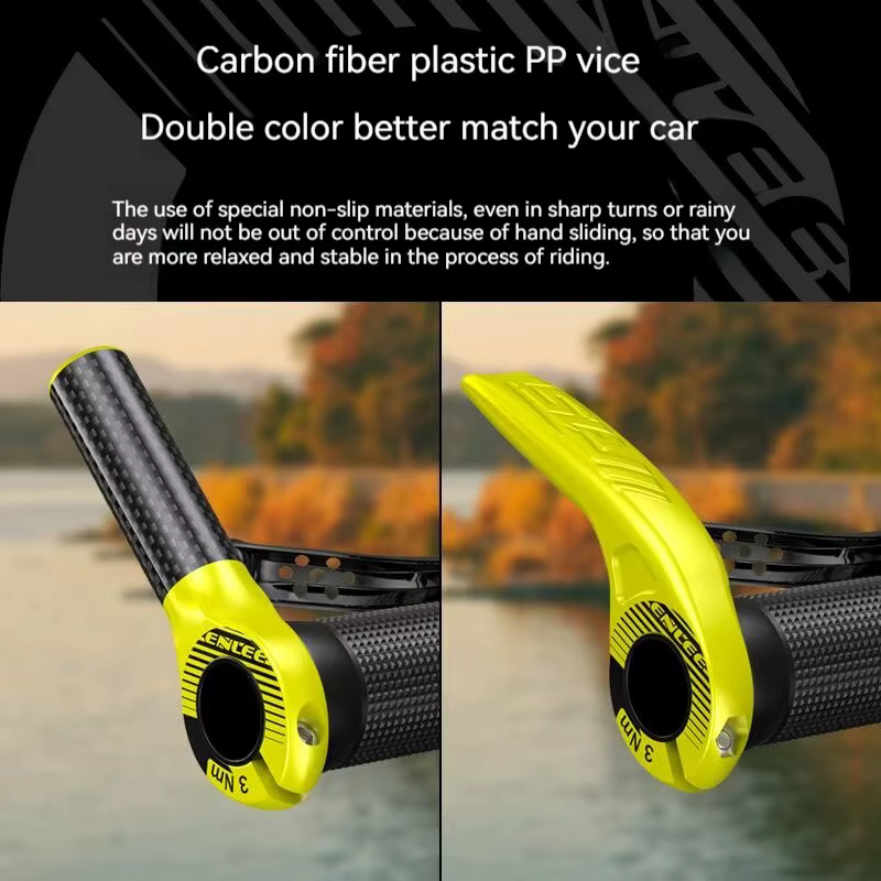 ENLEE 1 paire réglable petit guidon de vélo auxiliaire étau poignée repose corne de vache vtt cyclisme Fatigue Relie accessoires