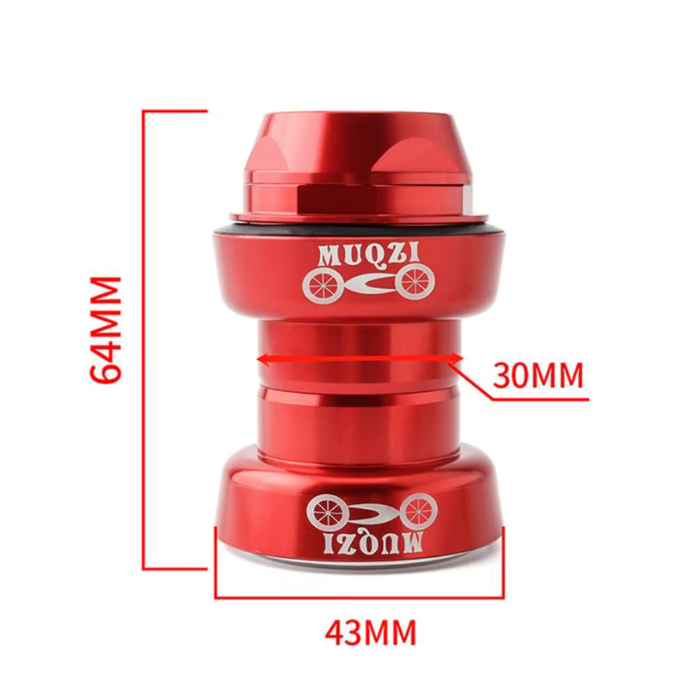 Casque de vélo de 22.2mm casque de vélo de montagne en alliage d'aluminium de 1 pouce résistant à la Corrosion casque de vélo à engrenage fixe haute résistance