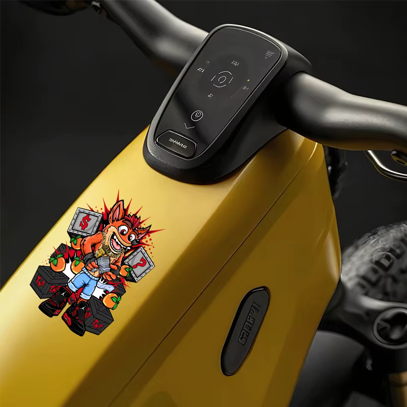 2 autocollants de vélo