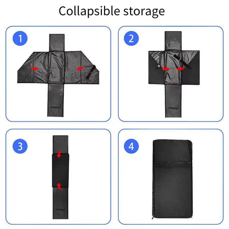 Boîte de rangement de vélo pliante Portable
