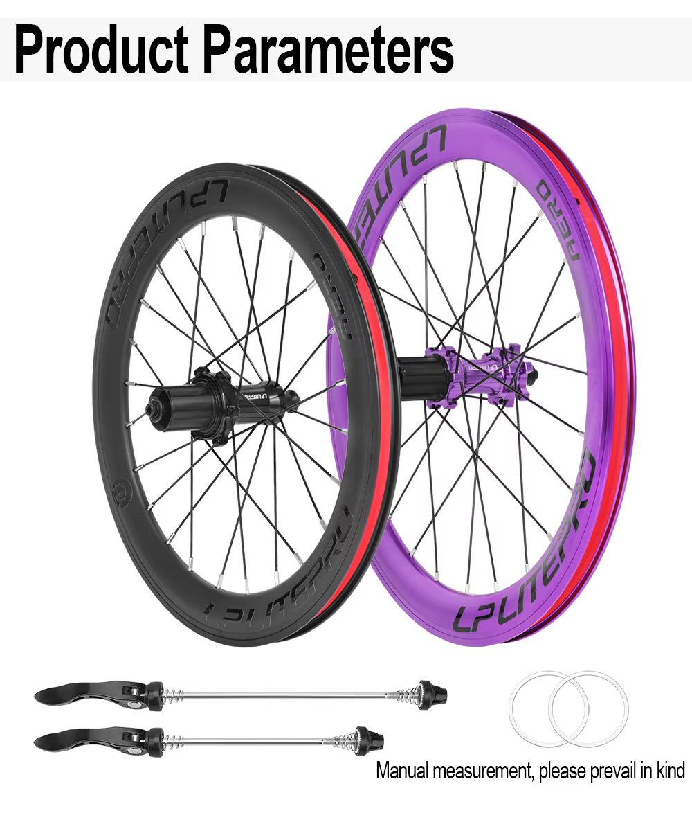 LP LITEPRO AERO – jeux de roues de vélo pliantes