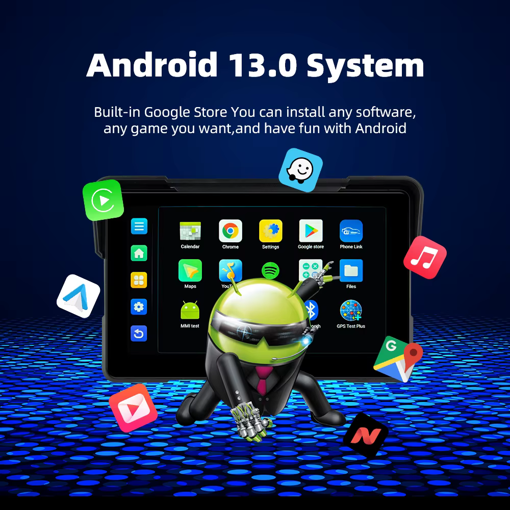 EKIY 7.0 "Android 13.0 Moto GPS WiFi
