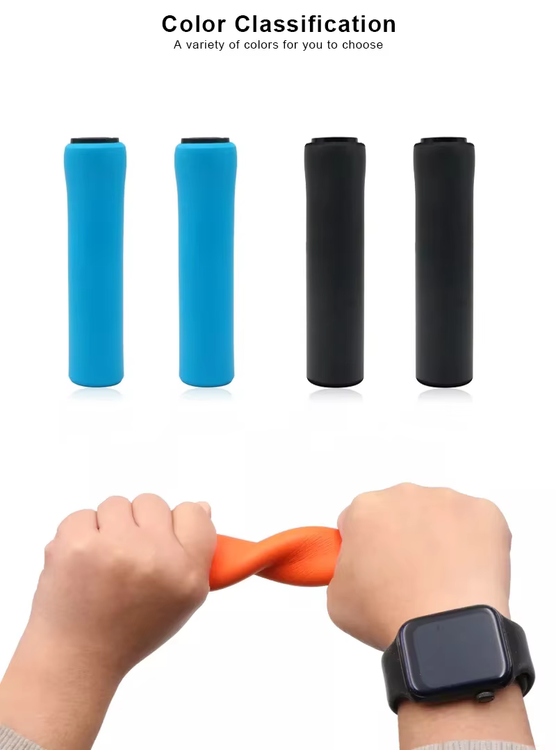 Poignées de vélo coordonnantes en silicone éponge souple