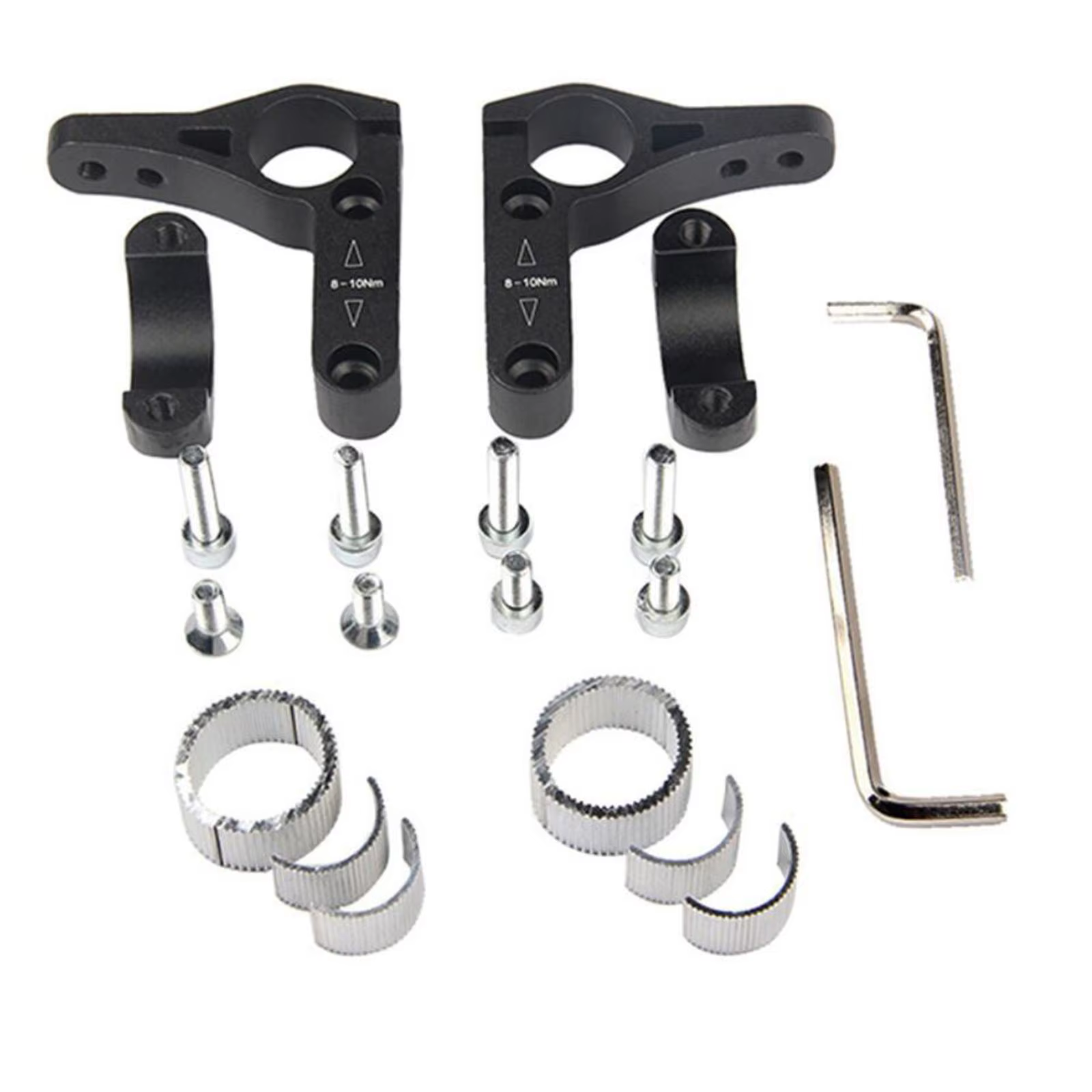 Guidon de Triathlon VTT Aero Bar avec Support Détachable pour Confort et Accessoires de Vélo de Course