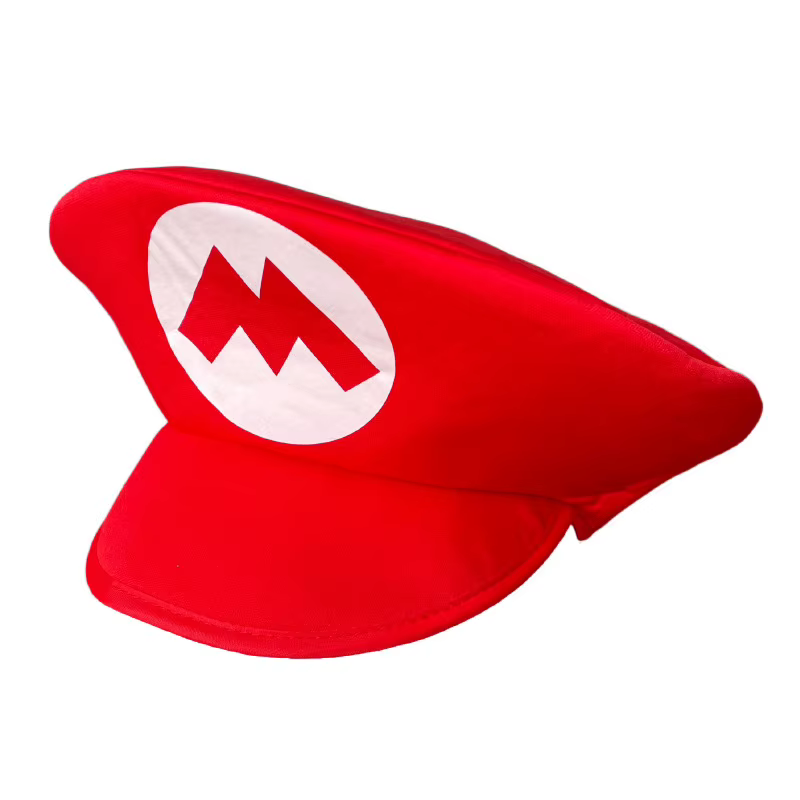 Chapeau rouge Super Mario Odyssey, casquette de Cosplay Anime, accessoire de Costume de personnage classique Mario pour les Fans