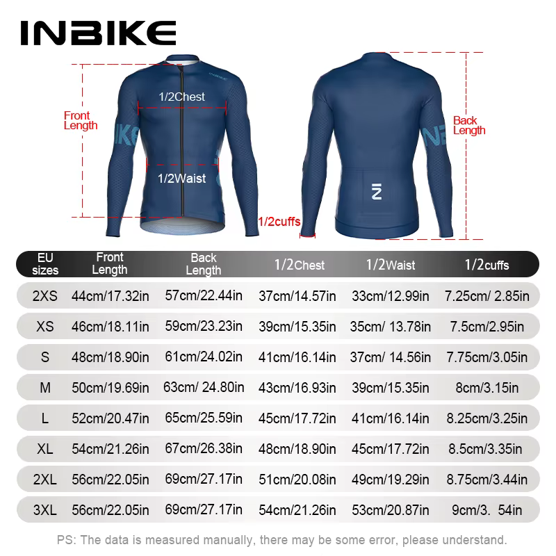 Maillot de vélo à manches longues pour hommes