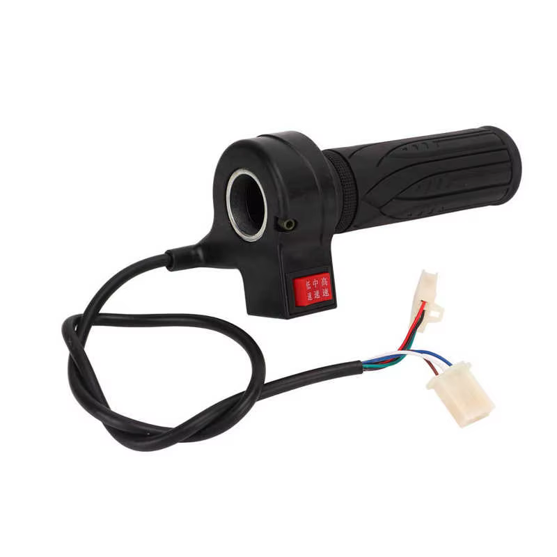 Contrôleur de moteur de vélo électrique 12V/24V/36V 500W brossé et 3 poignées d'accélérateur pour vélos et Tricycles électriques