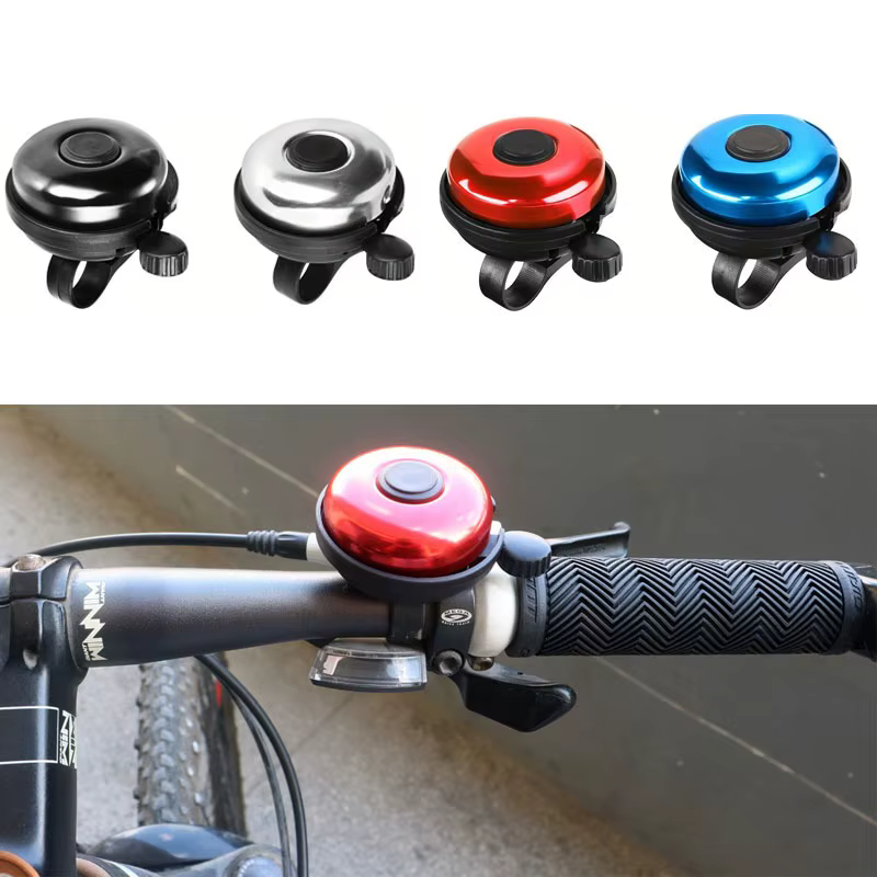 Sonnette de vélo en alliage d'aluminium pour guidon