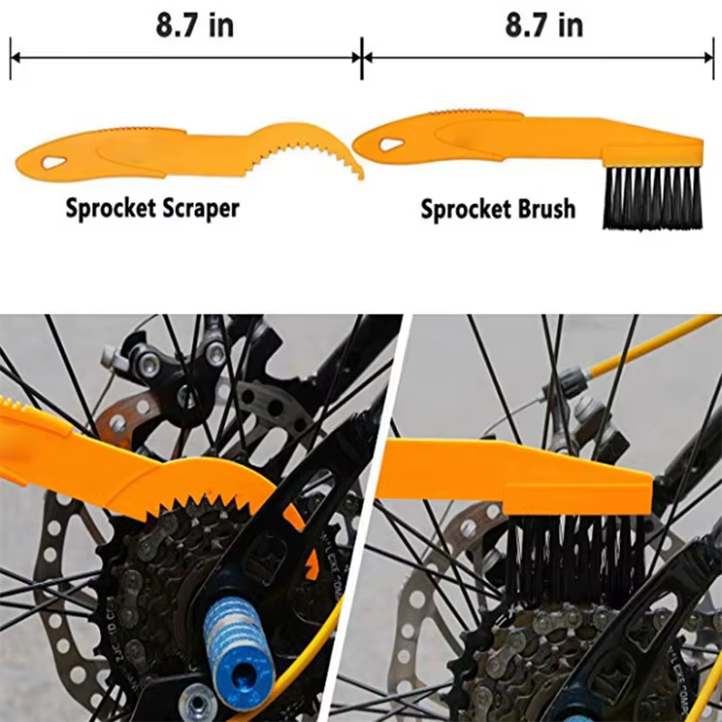 Ensemble de nettoyage de chaîne de vélo