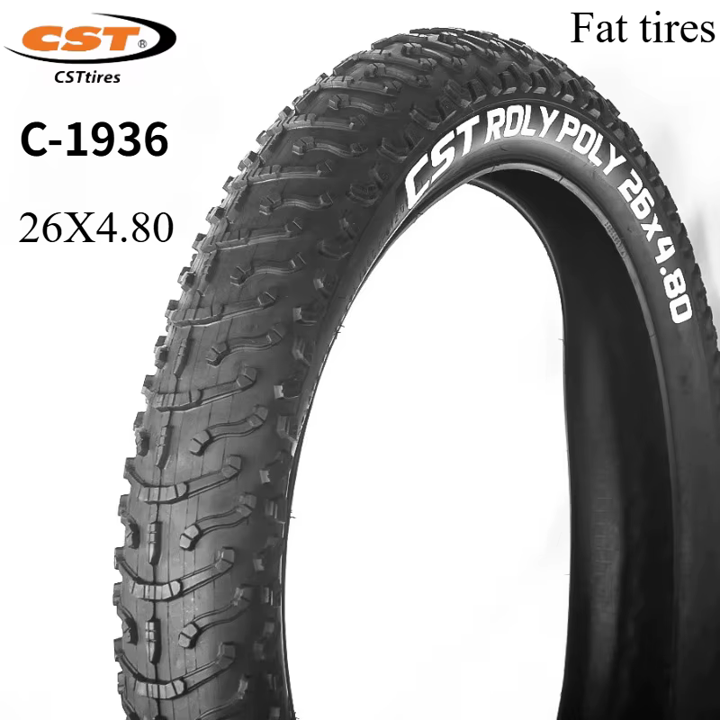 Vélo ATV pneu vélo de plage pneu 26x4.80 ville gros pneus vélo de neige pneus fil perle pour gros vélo électrique CST 26 pouces 122-599