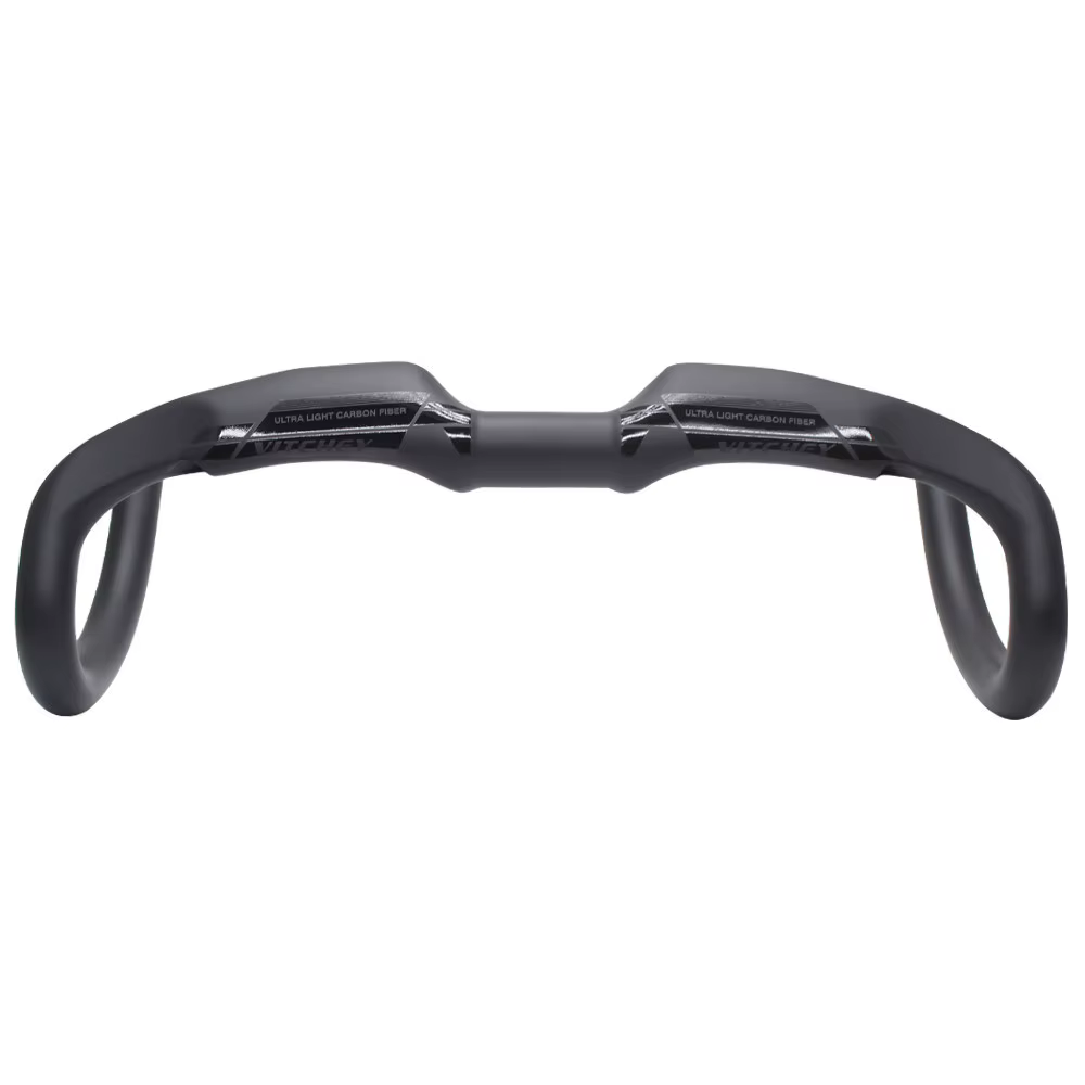 Vitchey T1000 Aero gravier guidon noir mat moitié routage interne