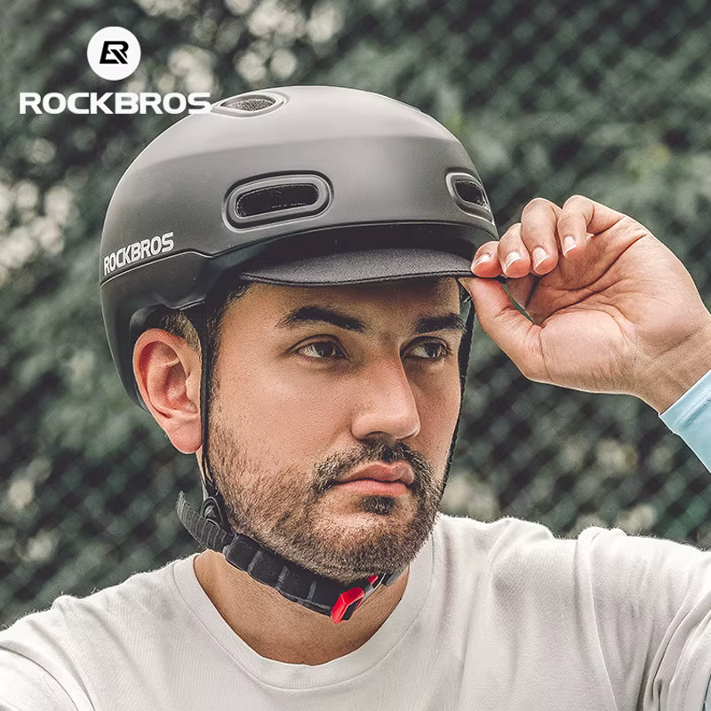 Casque de vélo ROCKBROS avec fixation de visière décontractée