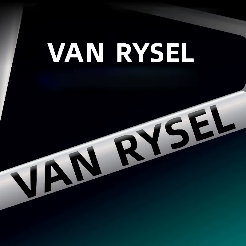 2 autocollants pour cadre de vélo de route VAN RYSEL