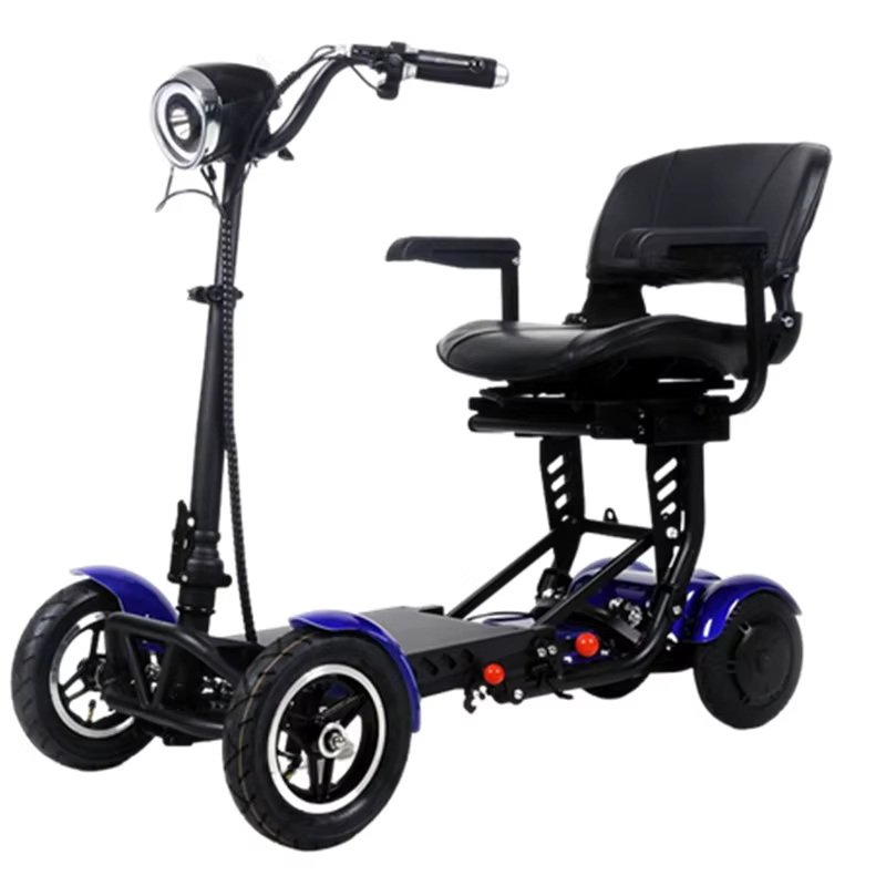 Scooter de mobilité pliable multi-Terrain pour adultes avec 4 roues