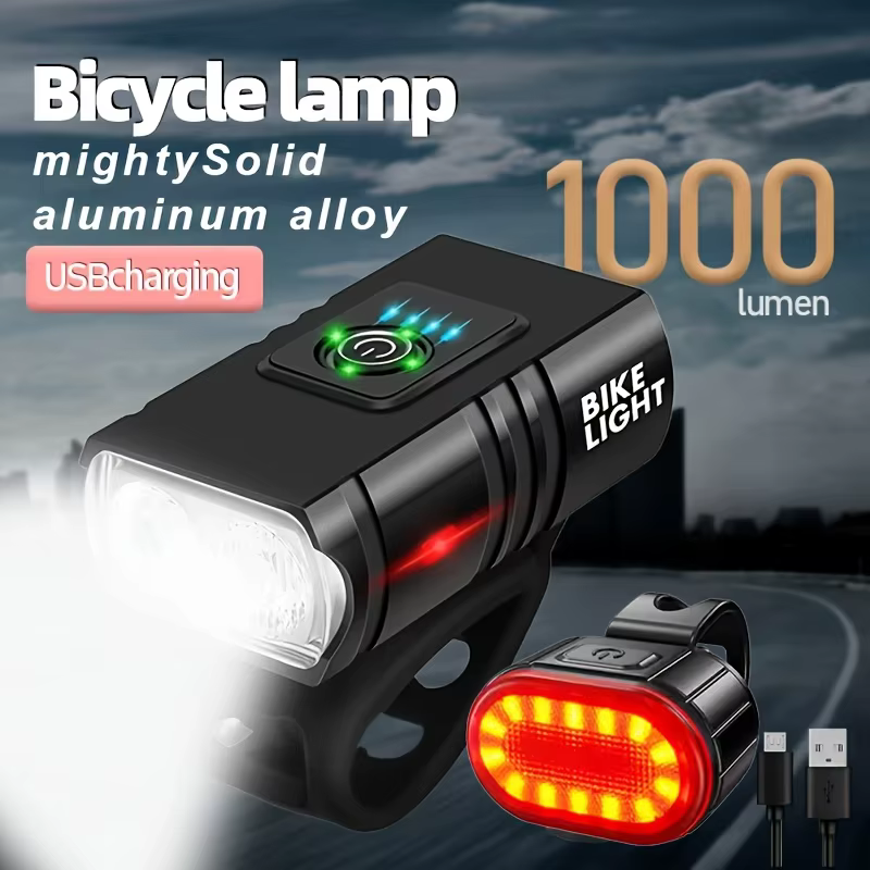 Phare de vélo LED feu avant