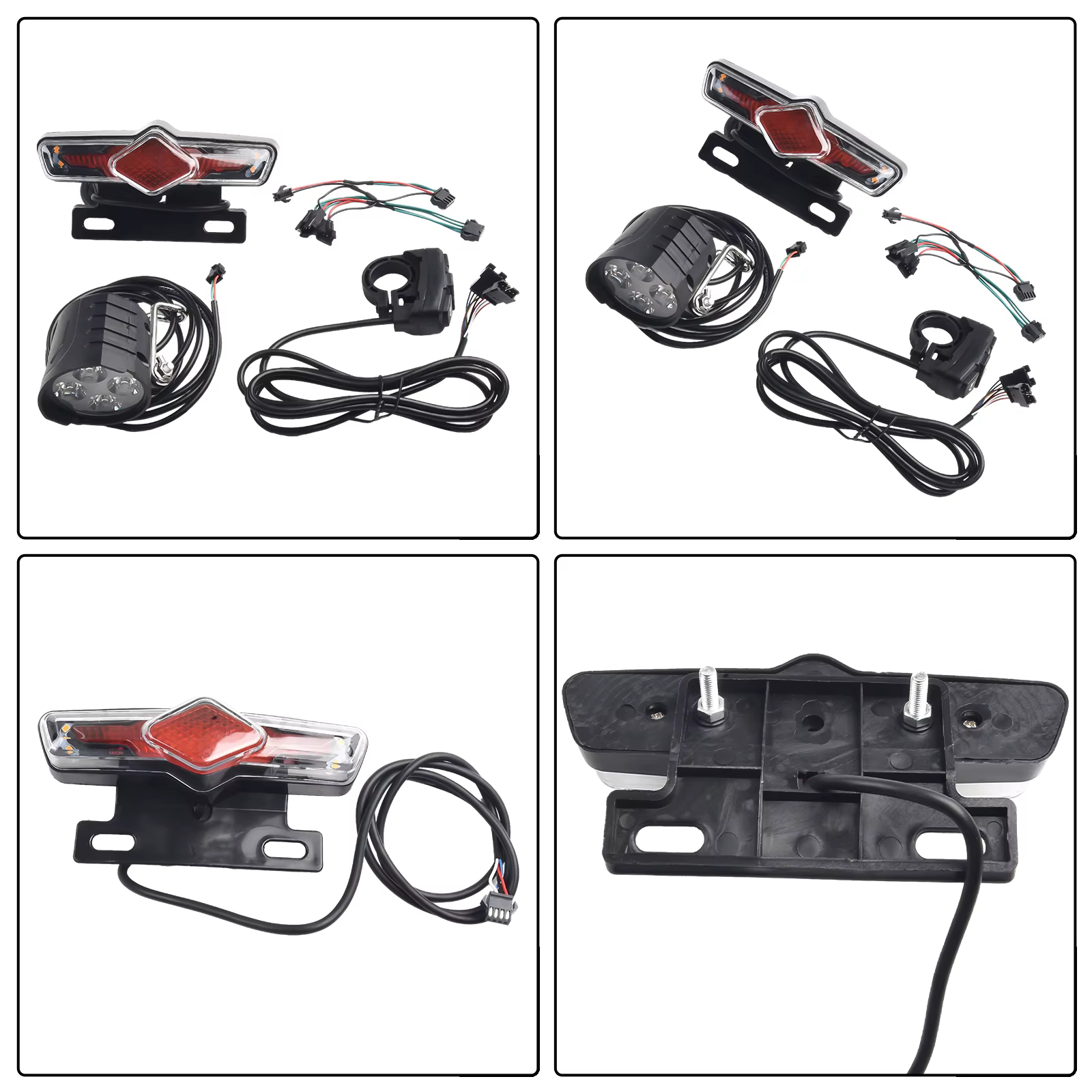 Kit de feu avant et arrière de vélo électrique