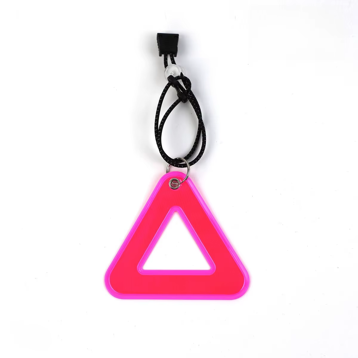 Plaque triangulaire réfléchissante pour selle de vélo