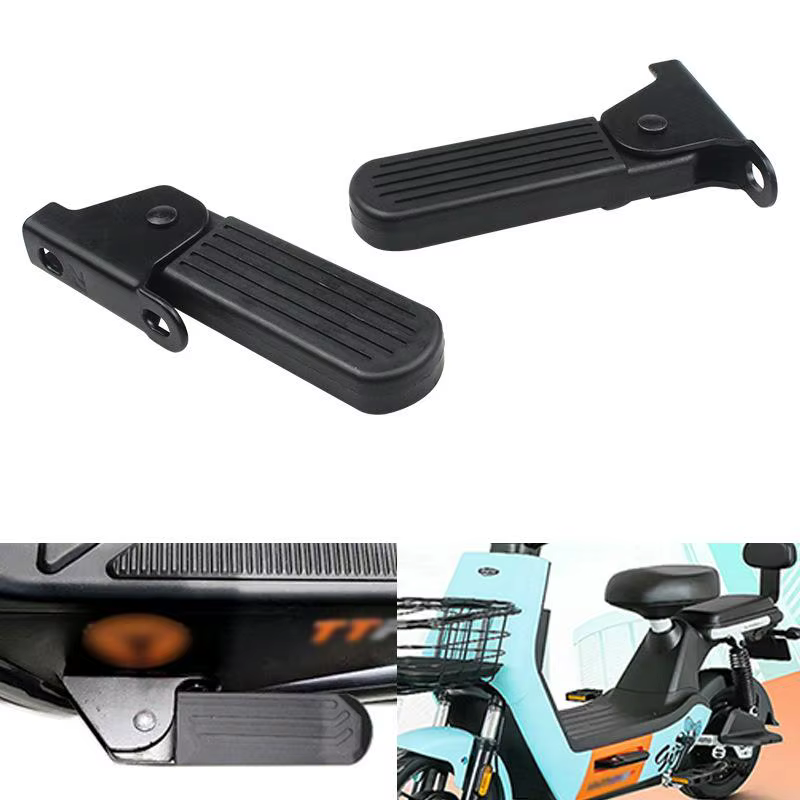 Pédales de vélo pliables légères en nylon/fer – Conception antidérapante pour vélos électriques Yadi