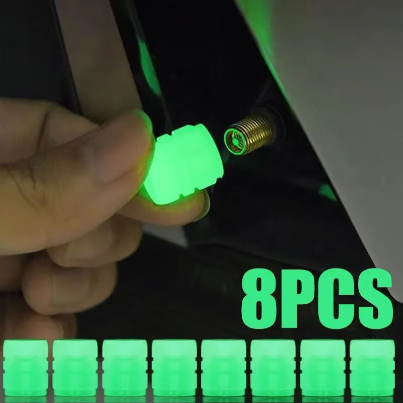 8 pièces Valve lumineuse moto vélo