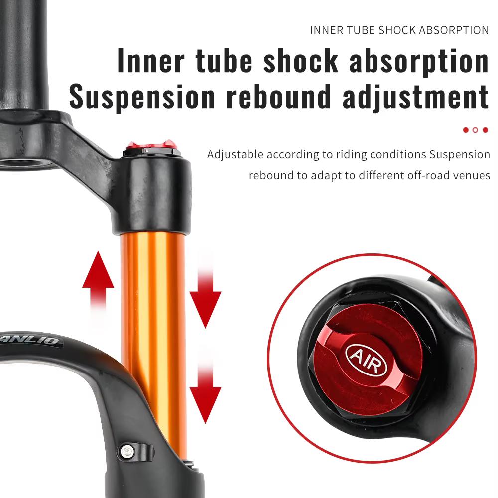 Fourche de suspension pour VTT Nanlio en alliage de magnésium